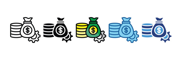 Working Capital  Icon Element For Design
