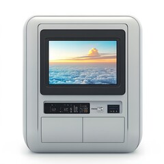 Airplane InFlight Entertainment Screen.
