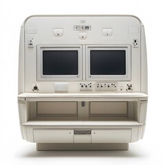 Fototapeta premium Airplane Control Panel with Cockpit.