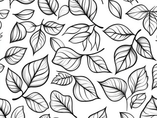 Elegant leaf pattern