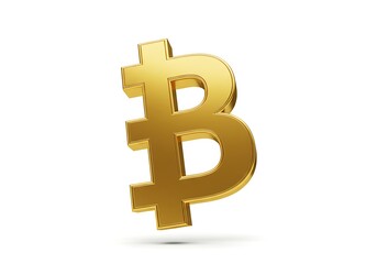 Obraz premium Golden B symbol