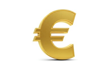 Obraz premium Gold euro symbol