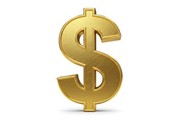 Golden dollar symbol