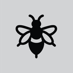 Honey Bee Icons Illustration