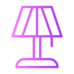 lamp gradient icon