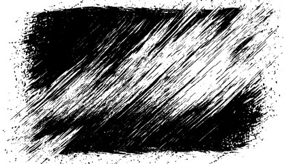 Old grunge black texture. Dark weathered overlay pattern sample on transparent background, Abstract grunge black and white distressed texture background