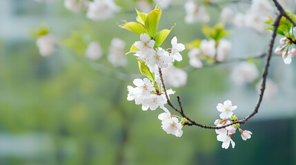 Delicate Spring Cherry Blossoms