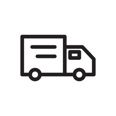 Fototapeta premium delivery truck line
