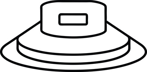 backup line art vector icon.
