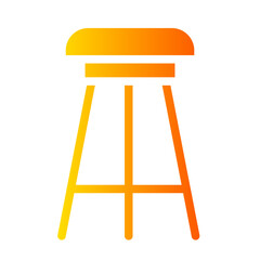 stool gradient icon