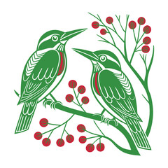 Obraz premium vector illustration of a bird