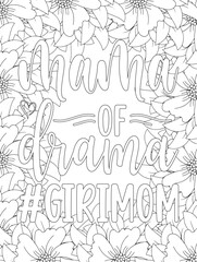 Mother's Day Coloring Pages -KDP. set of hand drawn doodle arrows