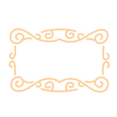 Vector set of vintage ornament elements.