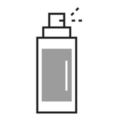 Optional Spray Use Icon. Alternate Dispensing Method for Product Application