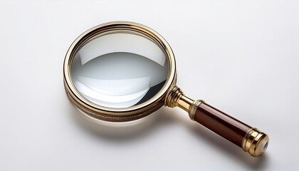 golden magnifying glass