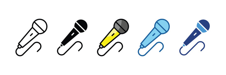 Microphone  Icon Element For Design
