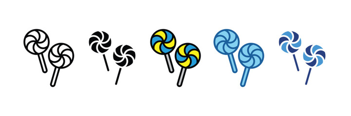Lollipop  Icon Element For Design