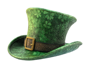 St. Patrick's day celebration ireland hat festive colorful cheerful isolated on transparent background
