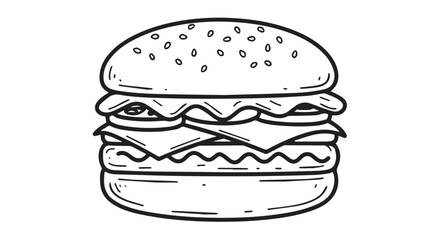 burger icon isolated on white background. Modern and editable burger icon. Simple icons vector illustration. Burger vector icon 

