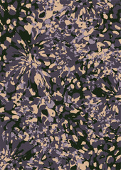 Repeated Desert Color Vector Camo Backdrop. Brown Seamless Grunge Graphic Soldier Print. Khaki Repeated Colorful Vector Military Fabric. Seamless Green Graphic Commando Art.