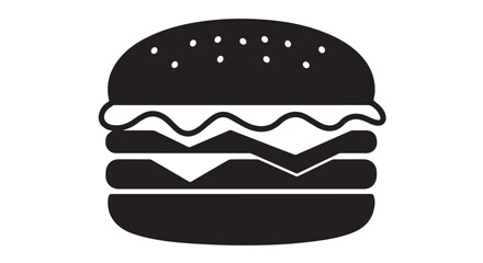 burger icon isolated on white background. Modern and editable burger icon. Simple icons vector illustration. Burger vector icon 


