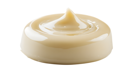 Splash of Milk or Cream Isolated on White Background for Creative Designs