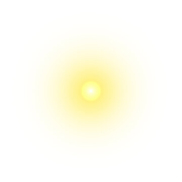 Transparent sunlight special lens flare light effect