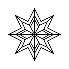Geometric Star Pattern