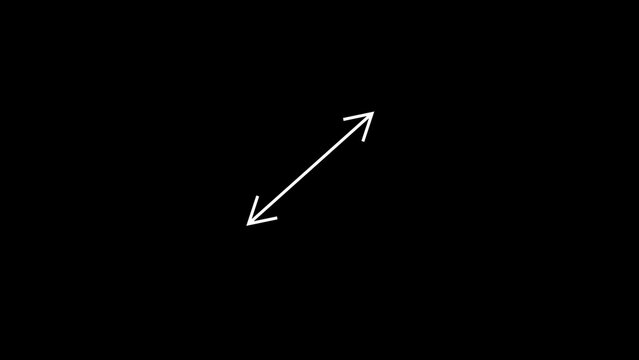 two direction arrow icon