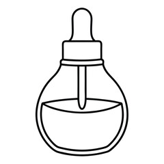 vector illustration of a bottle