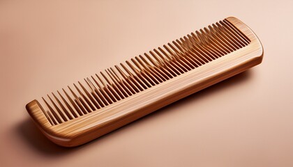 comb on white background