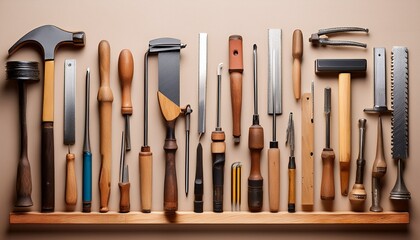 set of tools for construction