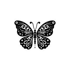 Butterfly Silhouette Vector Illustration