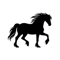 Horse Silhouette Vector Illustration