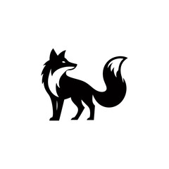 Silhouette Wolf Vector Illustration