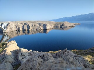 beautifull Adriatic sea with small islands