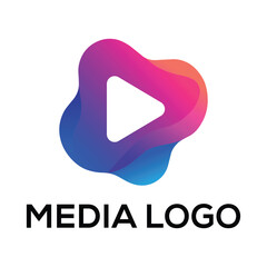 Modern Media Logo Design Vector File	
