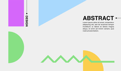 Modern minimalist abstract background design