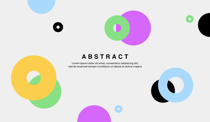 Modern minimalist abstract background design