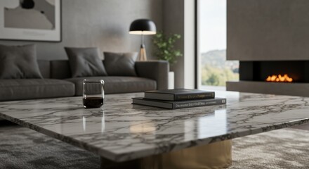 Luxurious Living Room Illustration