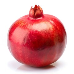 Pomegranate isolated on white background