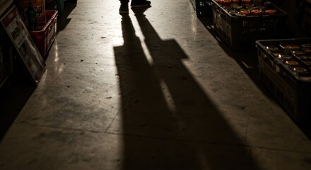 Shadow of a person, Photo