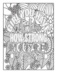 Womens Day Quotes Coloring Pages. hand drawn alphabet