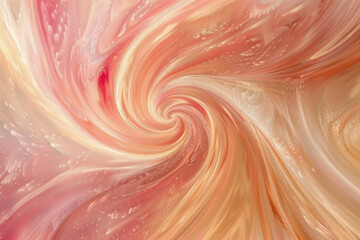 Pastel Swirl Background in Baby Pink and Beige