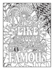 Womens Day Quotes Coloring Pages. set of hand drawn illustrations of animals