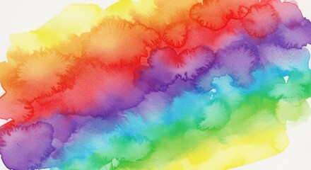 Rainbow Watercolor Illustration