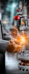 Electric innovation in industrial settings exploring technology and engineering concepts