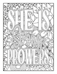 Womens Day Quotes Coloring Pages. hand drawn numbers