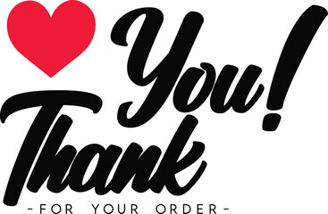 Thank You for Your Order. Elegant Thank You for Your Order Design with Stylish Graphics. Sophisticated Thank You for Your Purchase Image with Modern Elements. Chic Thank You for Your Order Graphic