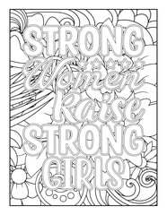 Womens Day Quotes Coloring Pages. coloring page for kids